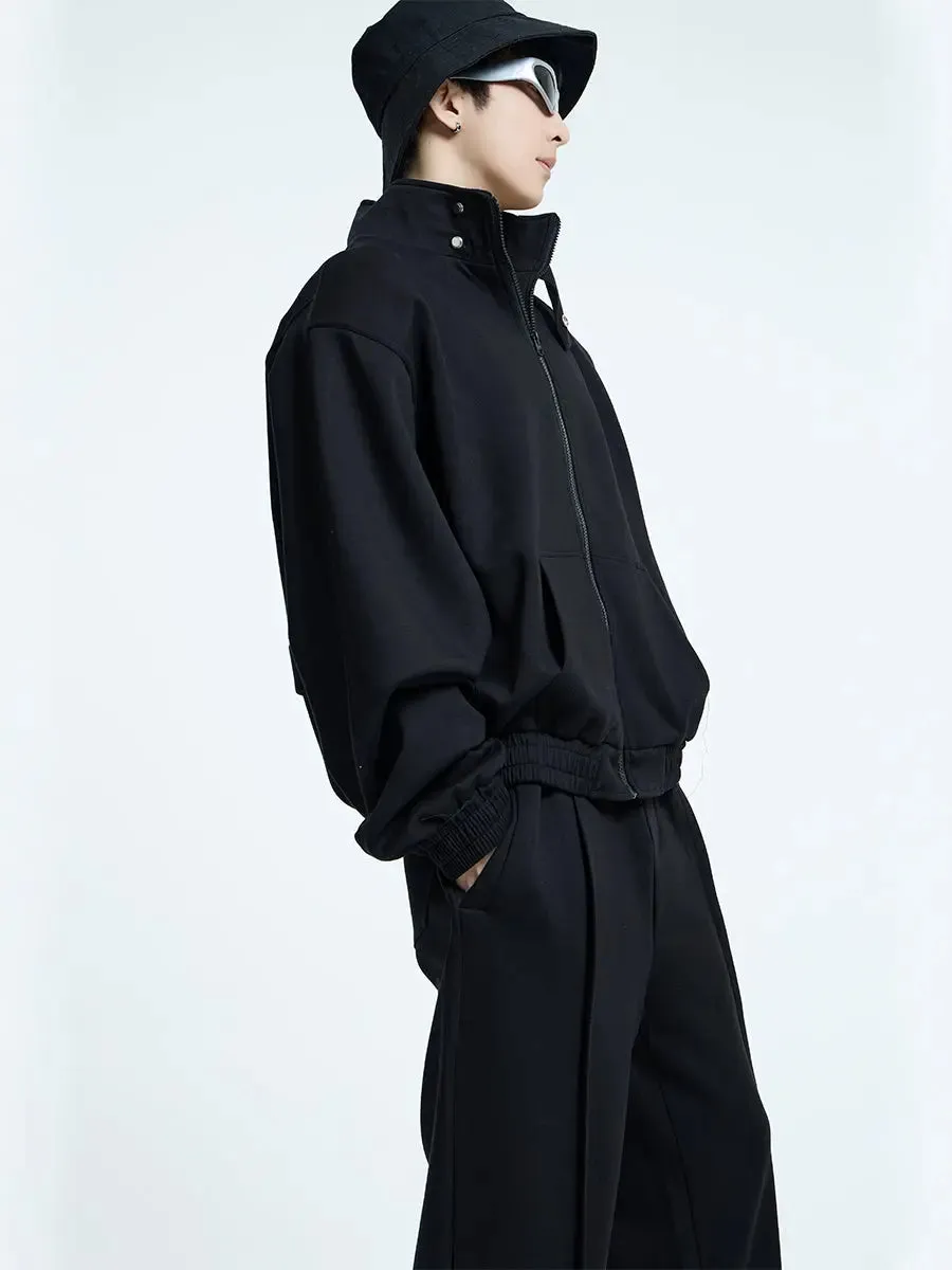 【23s September.】Simple Casual Trousers Top Sports Suit