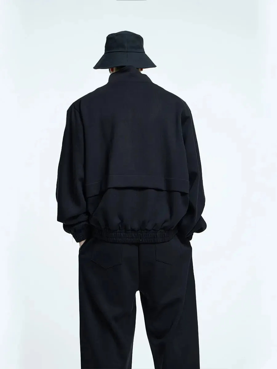 【23s September.】Simple Casual Trousers Top Sports Suit