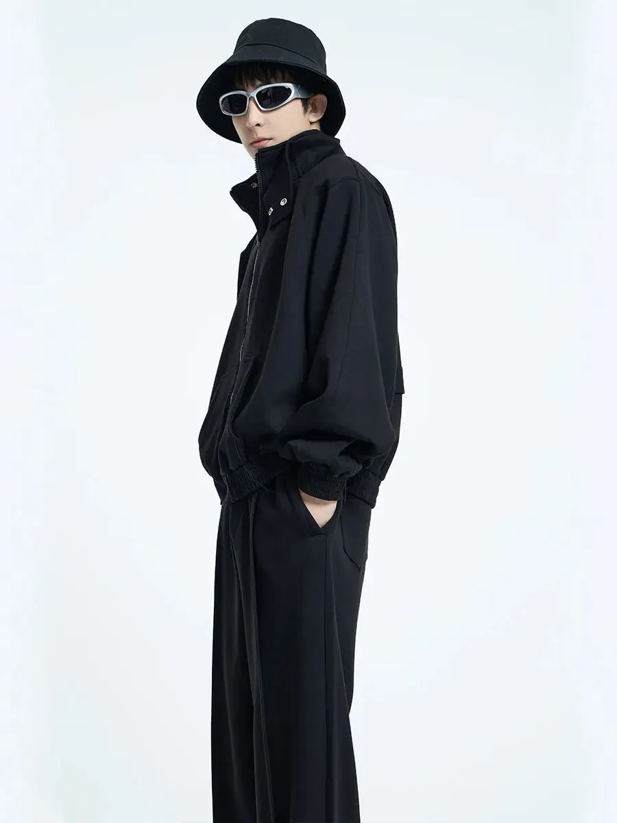 【23s September.】Simple Casual Trousers Top Sports Suit