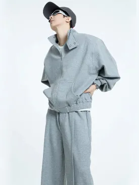 【23s September.】Simple Casual Trousers Top Sports Suit