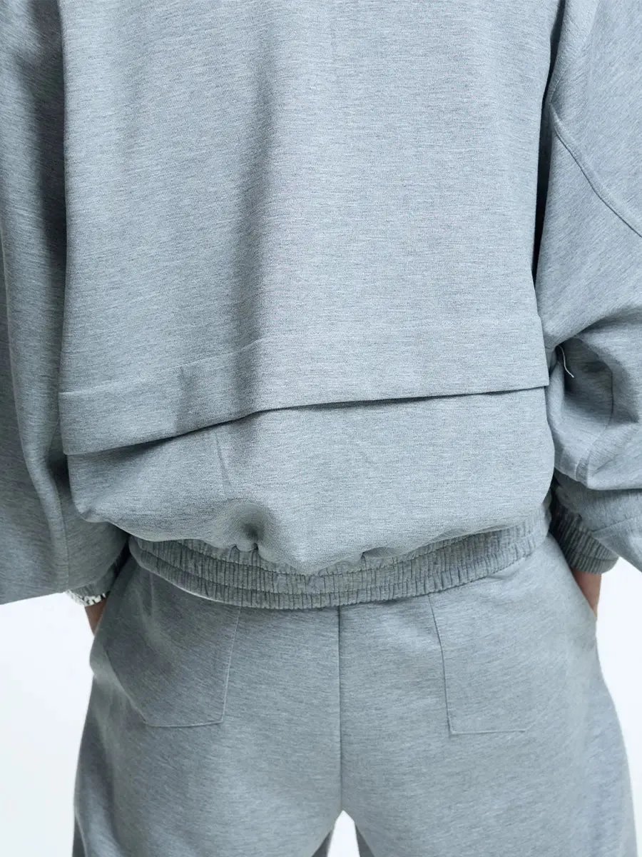 【23s September.】Simple Casual Trousers Top Sports Suit