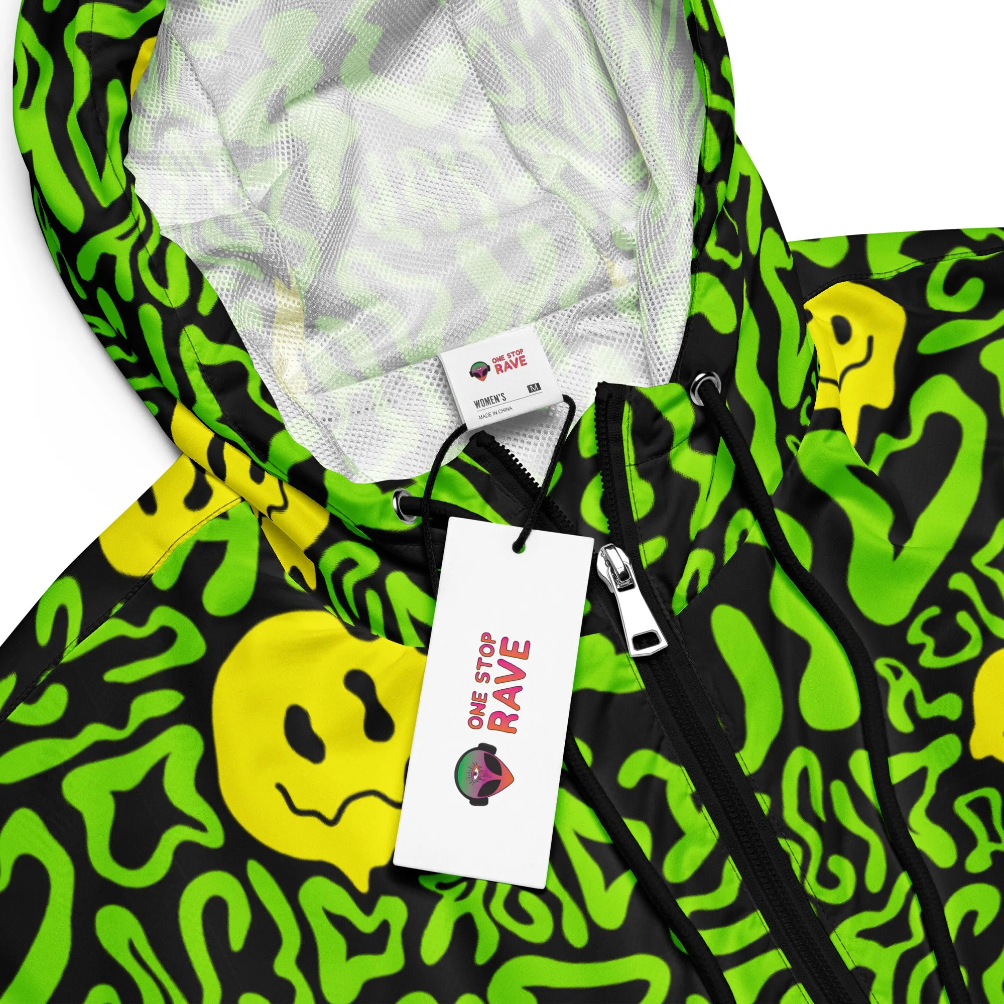 Acid Smilez Cropped Windbreaker