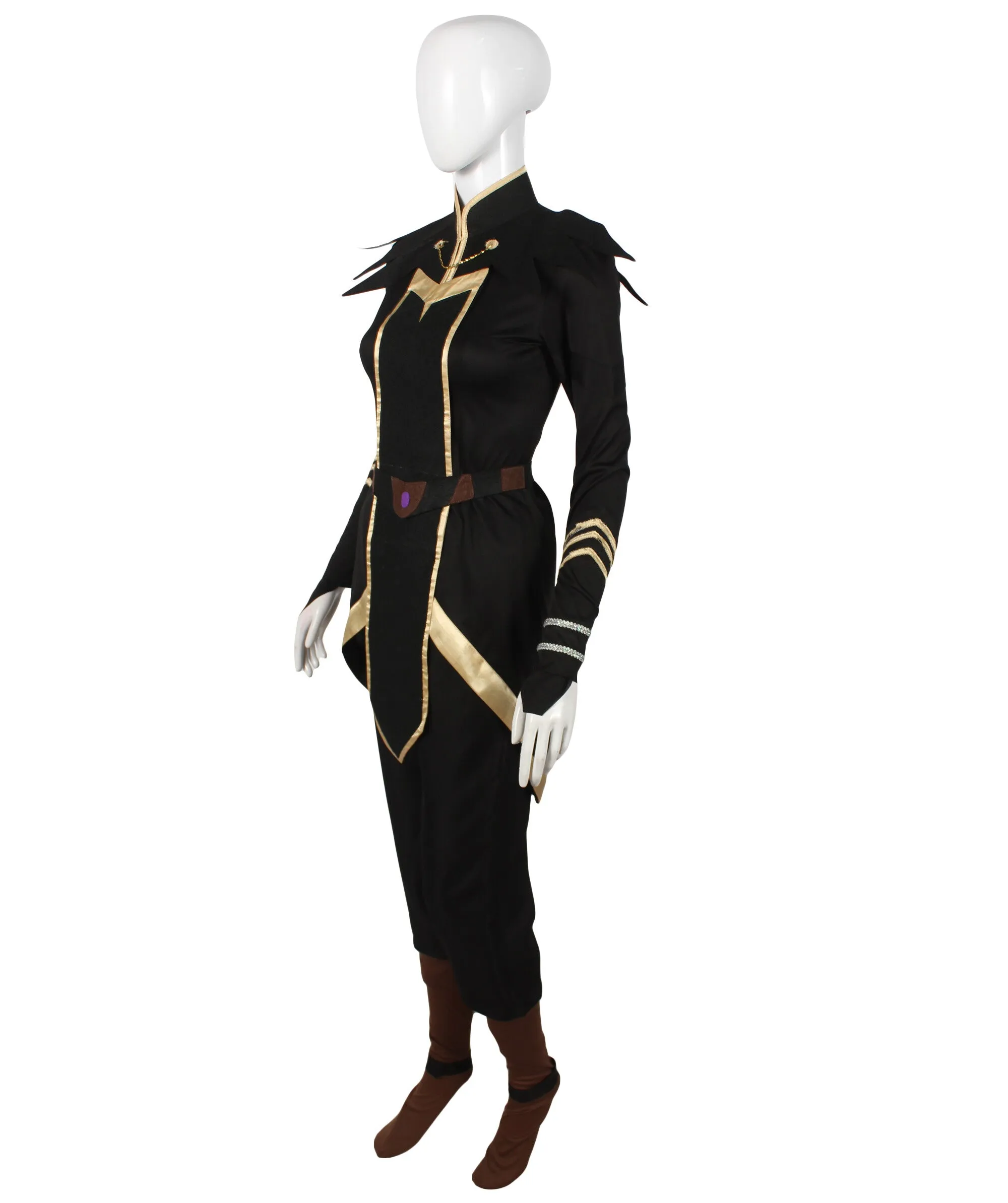 Adult Women’s Dragon Fantasy Animated Show Mage Costume Set | Perfect for Halloween and Cosplay