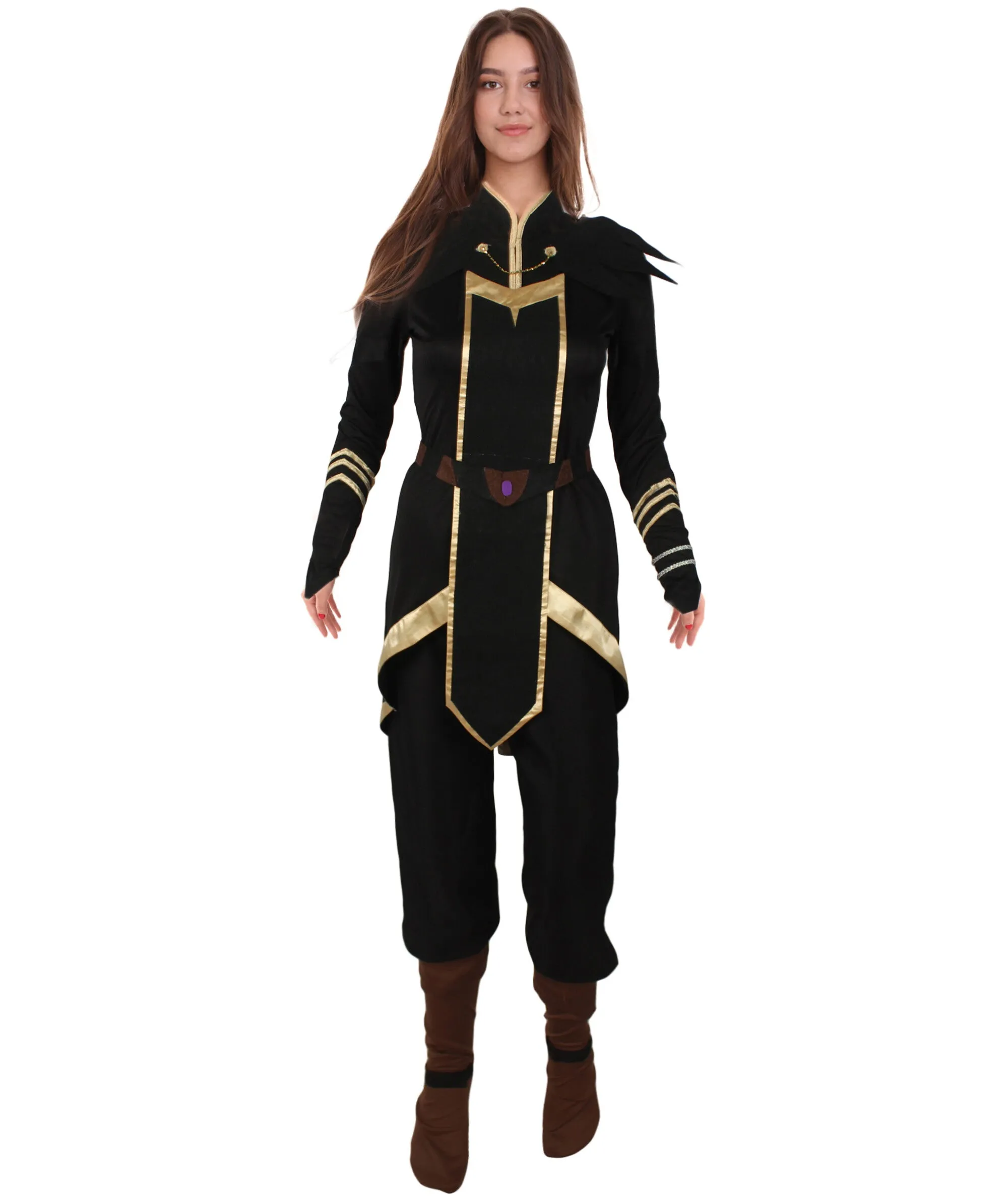 Adult Women’s Dragon Fantasy Animated Show Mage Costume Set | Perfect for Halloween and Cosplay