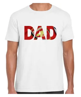 Arsenal - Dad T Shirt (White/Black/Grey)