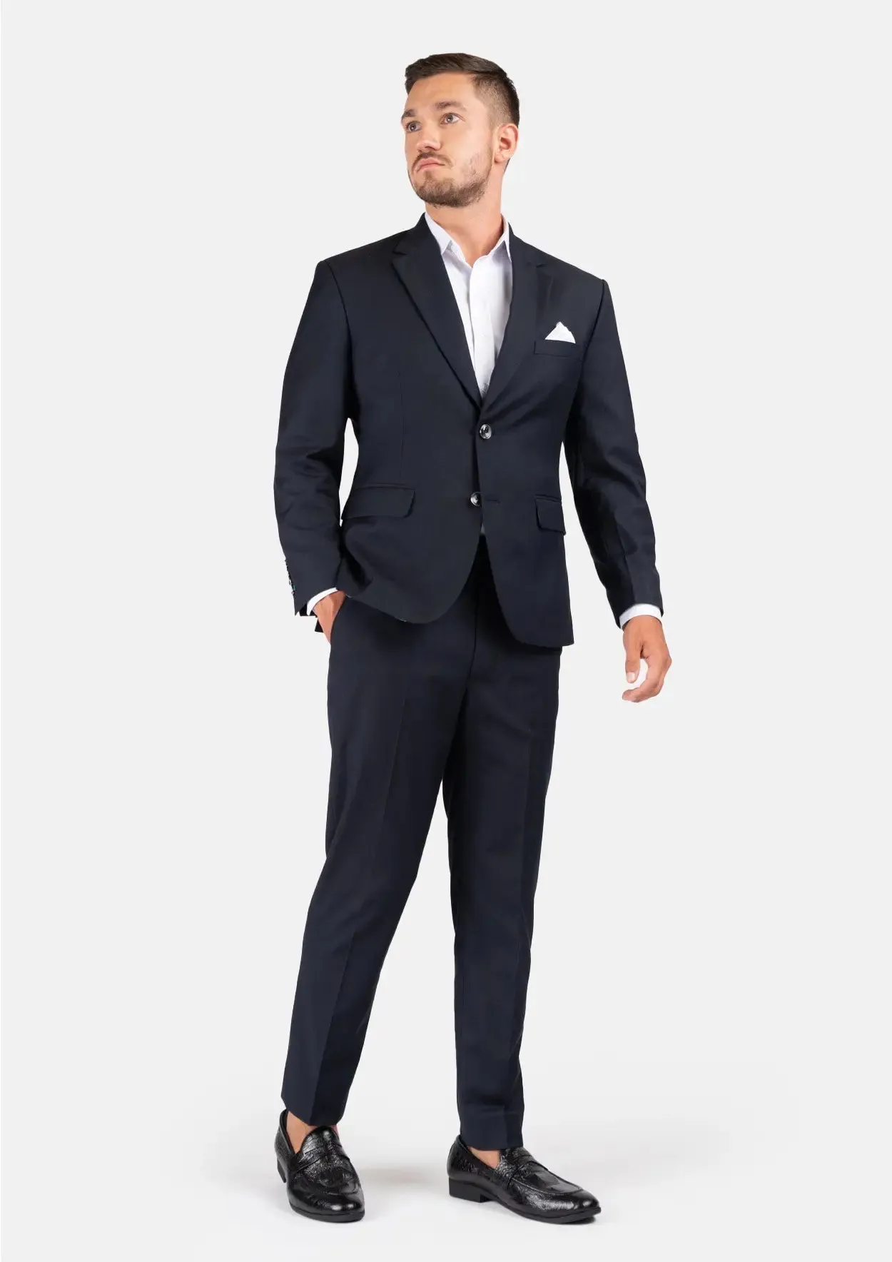 Astor Dark Navy Twill Suit