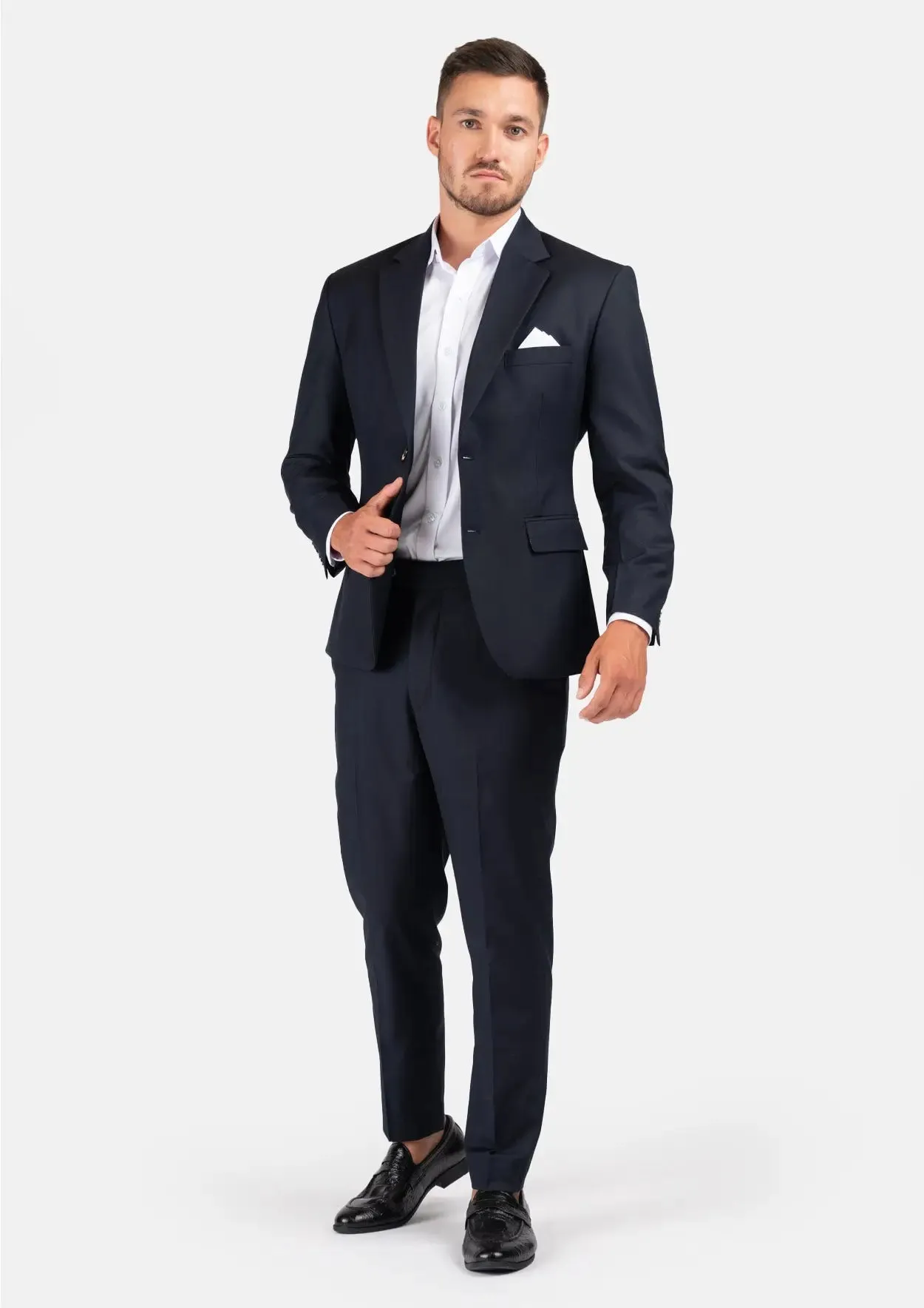 Astor Dark Navy Twill Suit