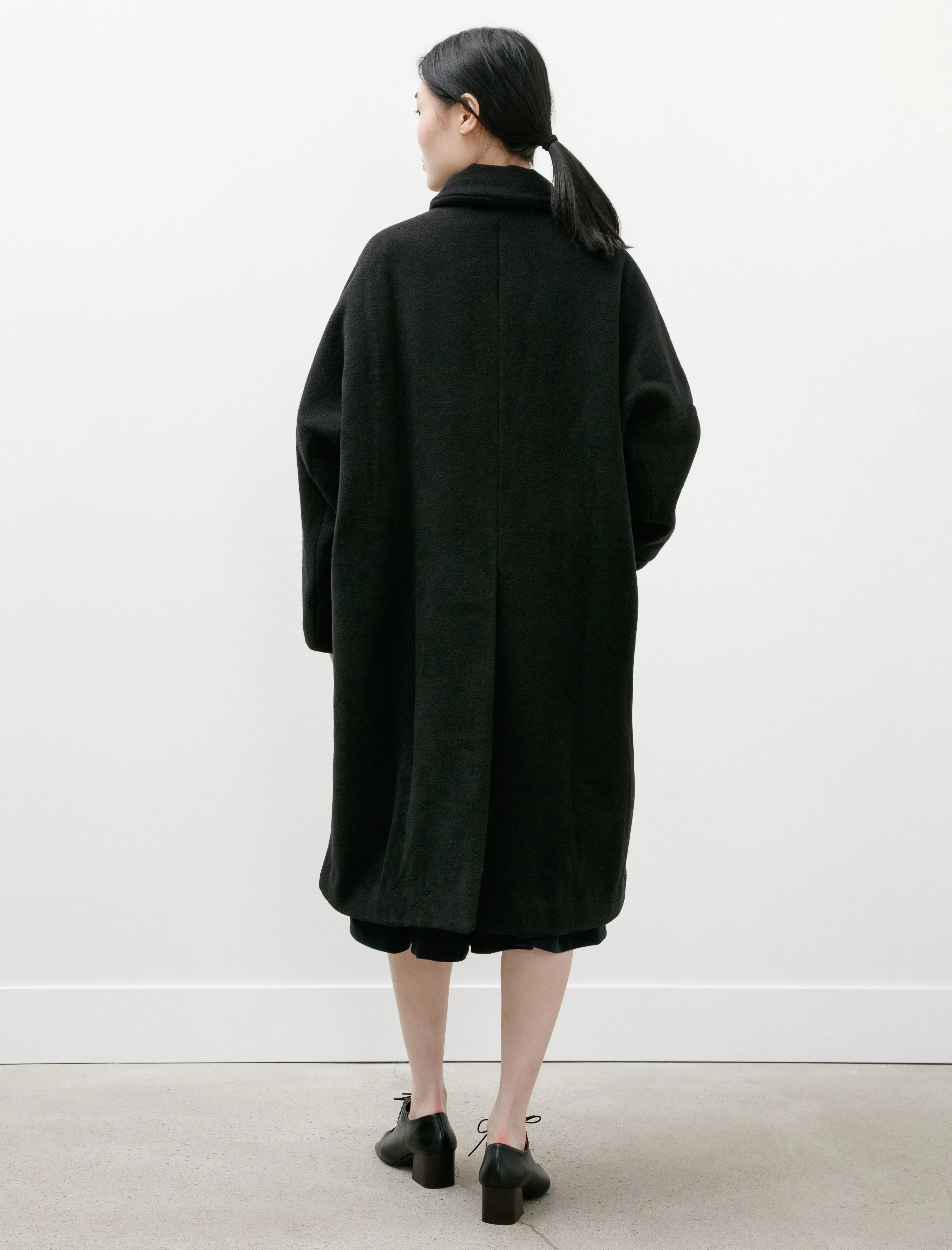 Big Blobby Coat Kasper Cashmere Black