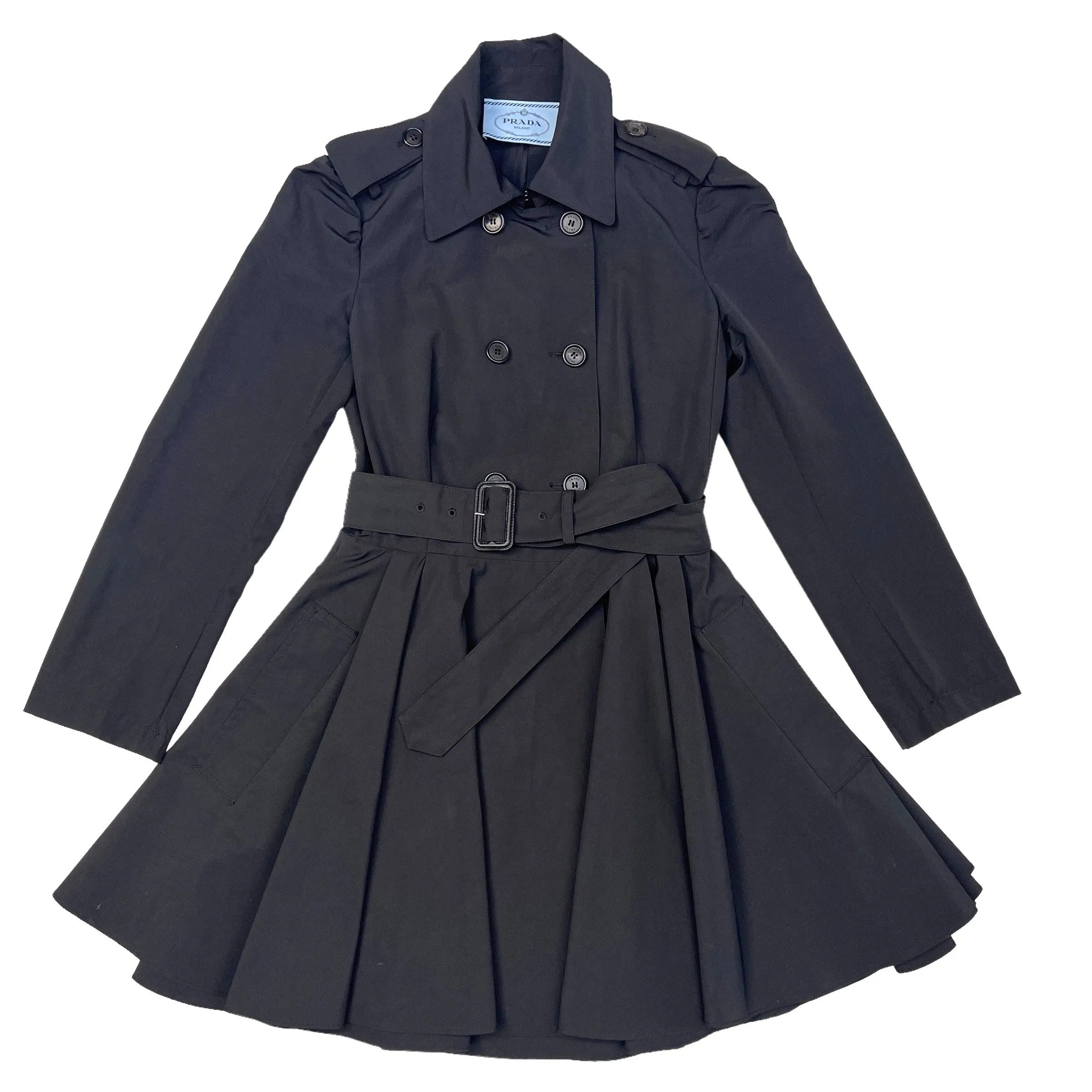 Black Trench Coat - S