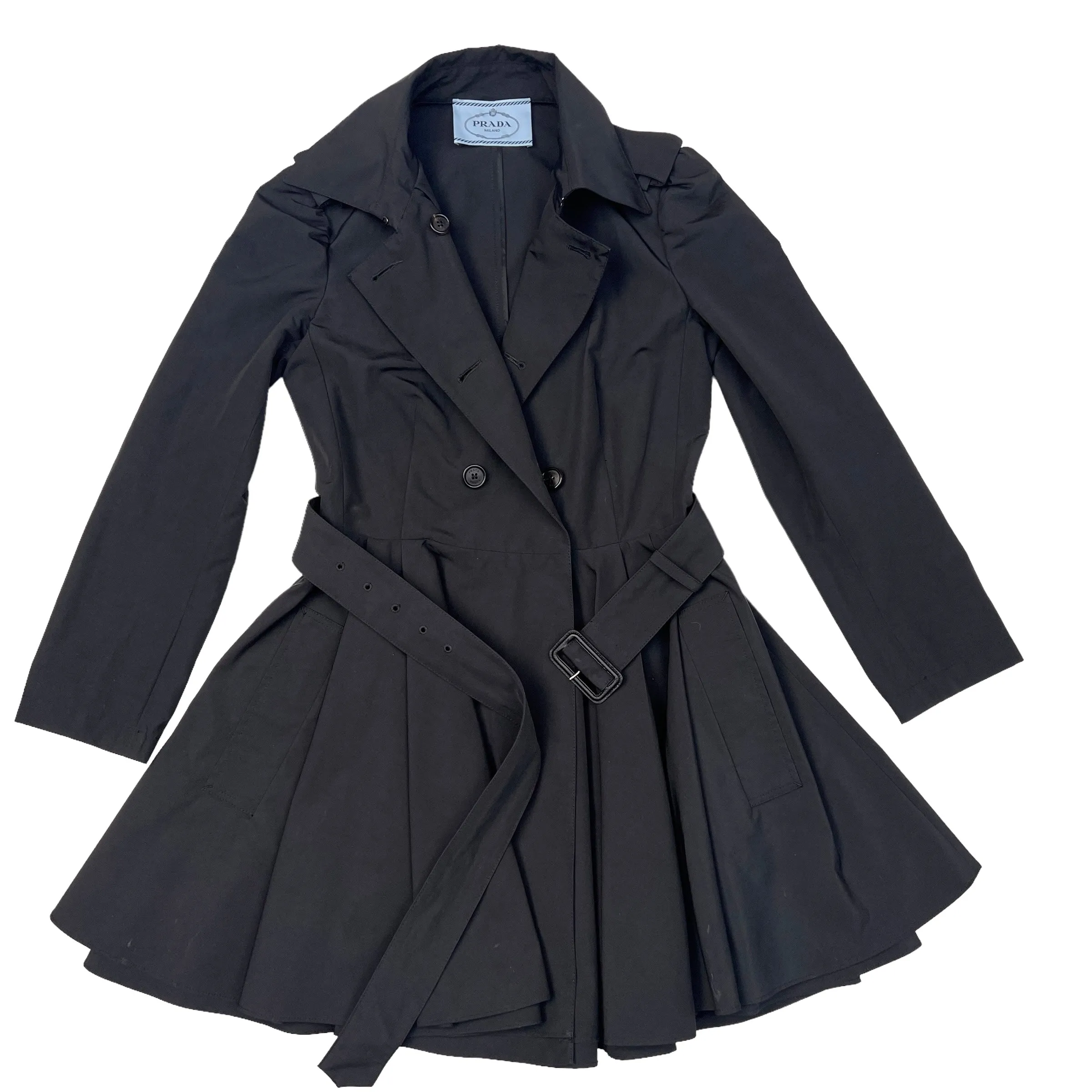 Black Trench Coat - S