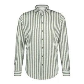 BLUE INDUSTRY Bold Striped Shirt | OLIVE