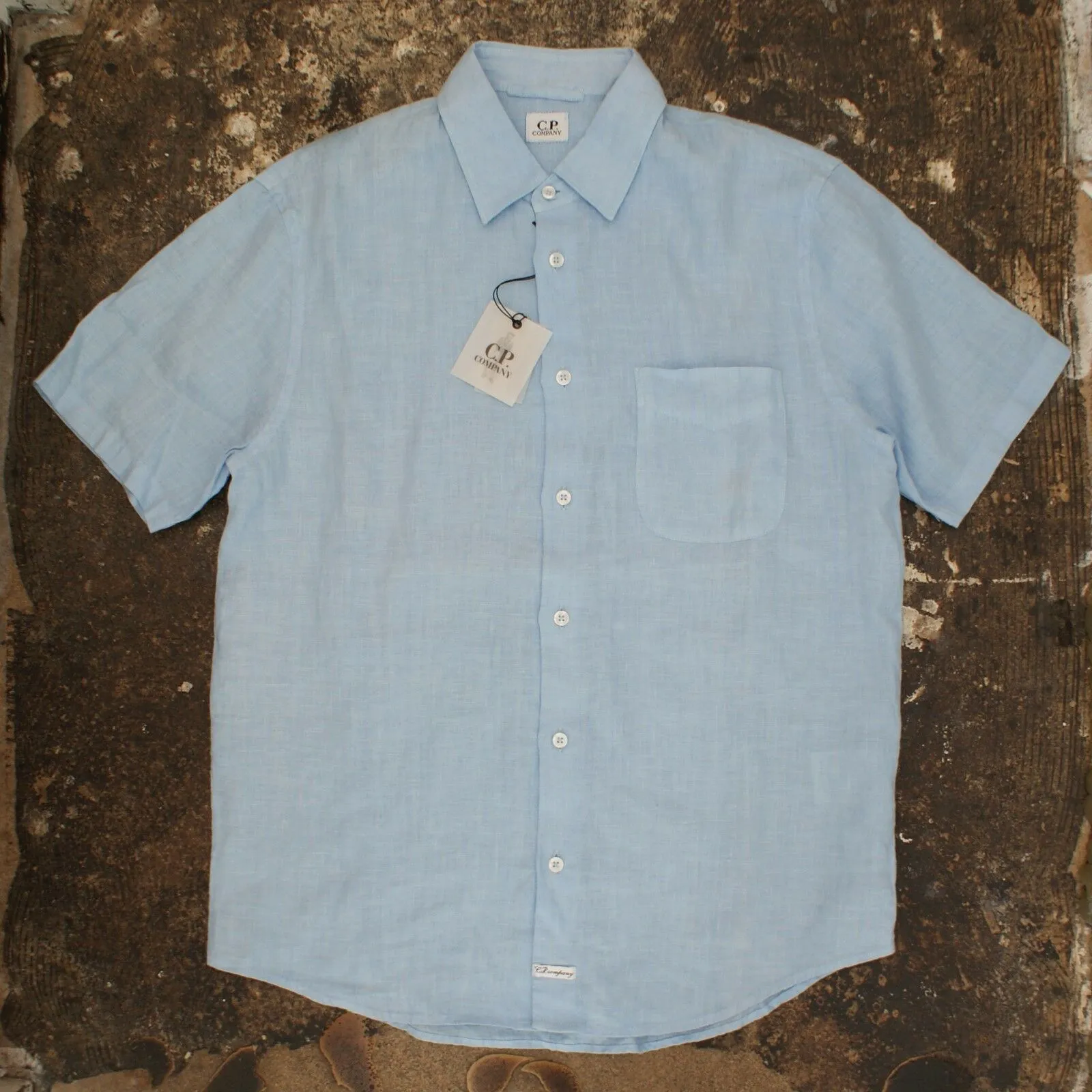 Blue Linen S/S Shirt