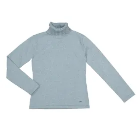 Blue Turtleneck Sweater