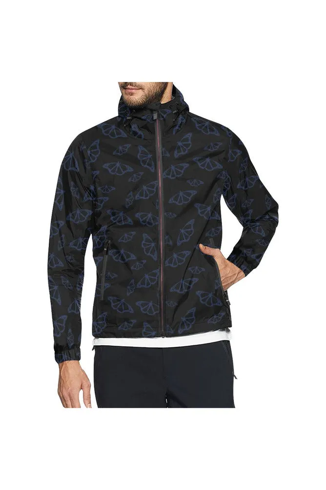 butterfly H23 HOOD LR Unisex All Over Print Windbreaker (Model H23)