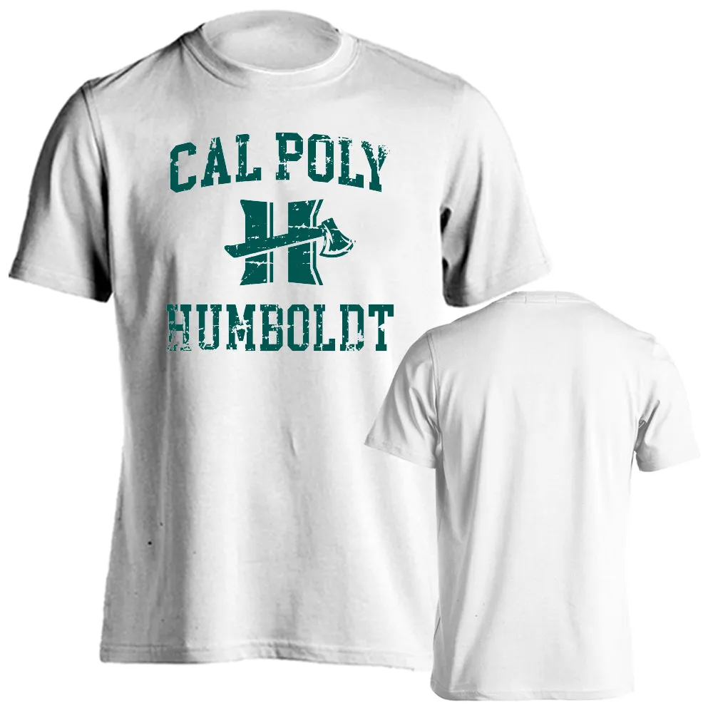 Cal Poly Humboldt Lumberjacks Distressed Retro Short Sleeve T-Shirt