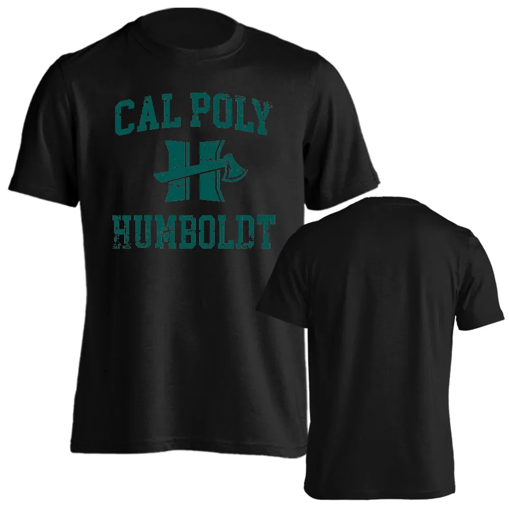 Cal Poly Humboldt Lumberjacks Distressed Retro Short Sleeve T-Shirt