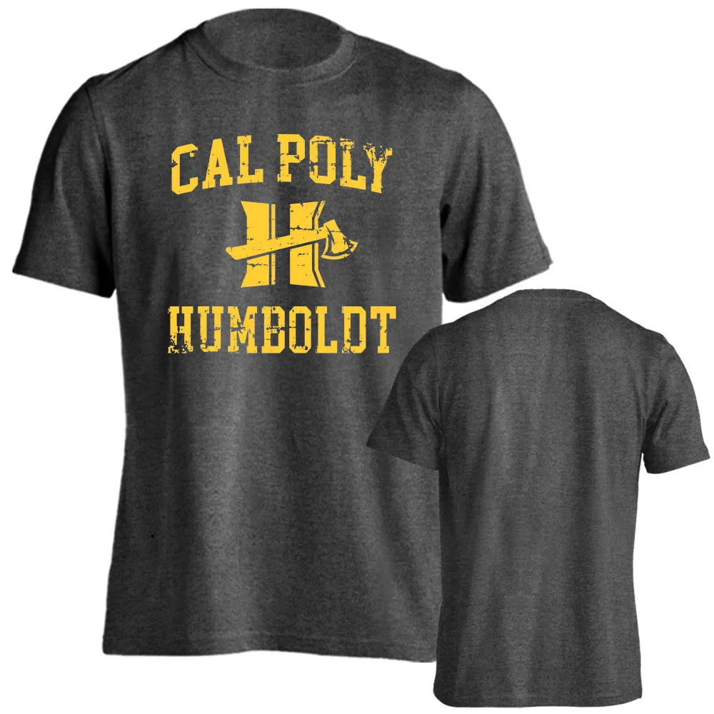 Cal Poly Humboldt Lumberjacks Distressed Retro Short Sleeve T-Shirt