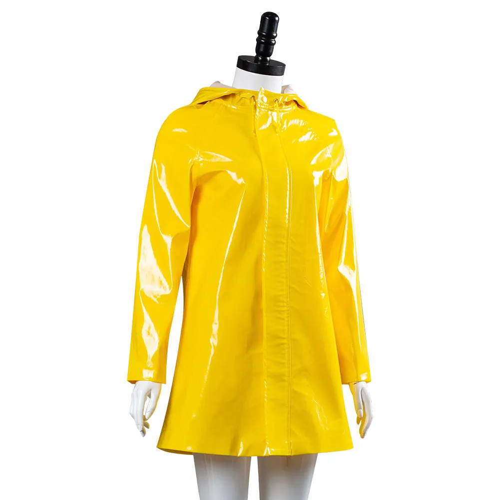 Coraline & the Secret Door- Coraline Jones Outfits Yellow Coat Halloween Carnival Suit Cosplay Costume