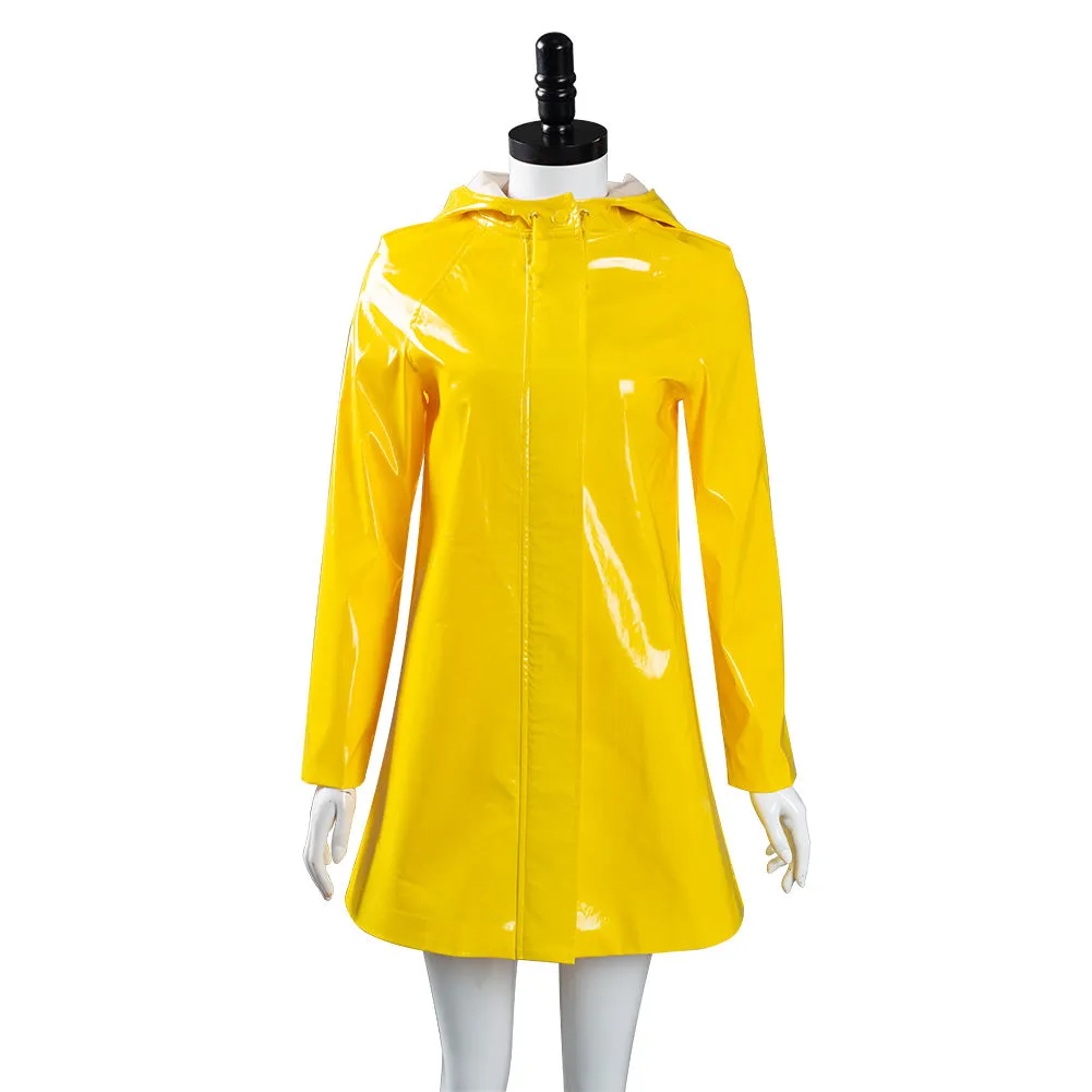 Coraline & the Secret Door- Coraline Jones Outfits Yellow Coat Halloween Carnival Suit Cosplay Costume