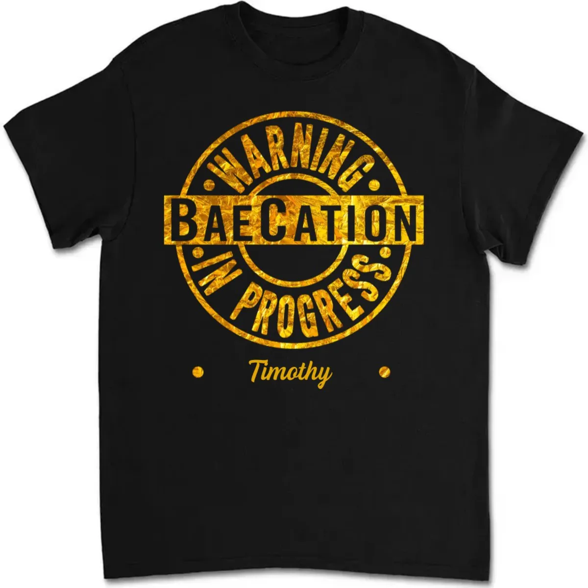 Couple - Warning Baecation In Progress - Personalized Unisex T-shirt, Hoodie, Sweatshirt