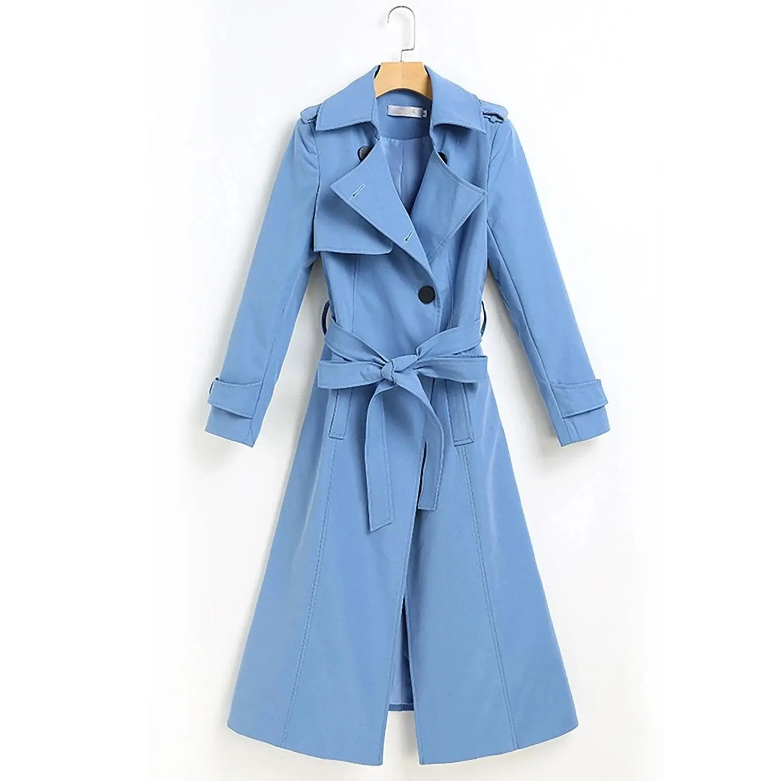 Custom Gun Flap Double Breasted Trench Coat