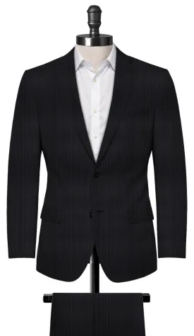 Dark Grey Fine Stripe Suit