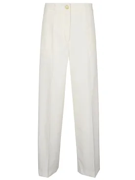 Erika Cavallini Semi-Couture Trousers White