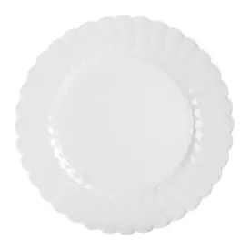 Flairware 7.5in White Luncheon Plates