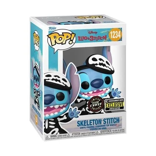 Funko Pop Disney Lilo & Stitch 1234 Skeleton Stitch Exclusive Vinyl Figure