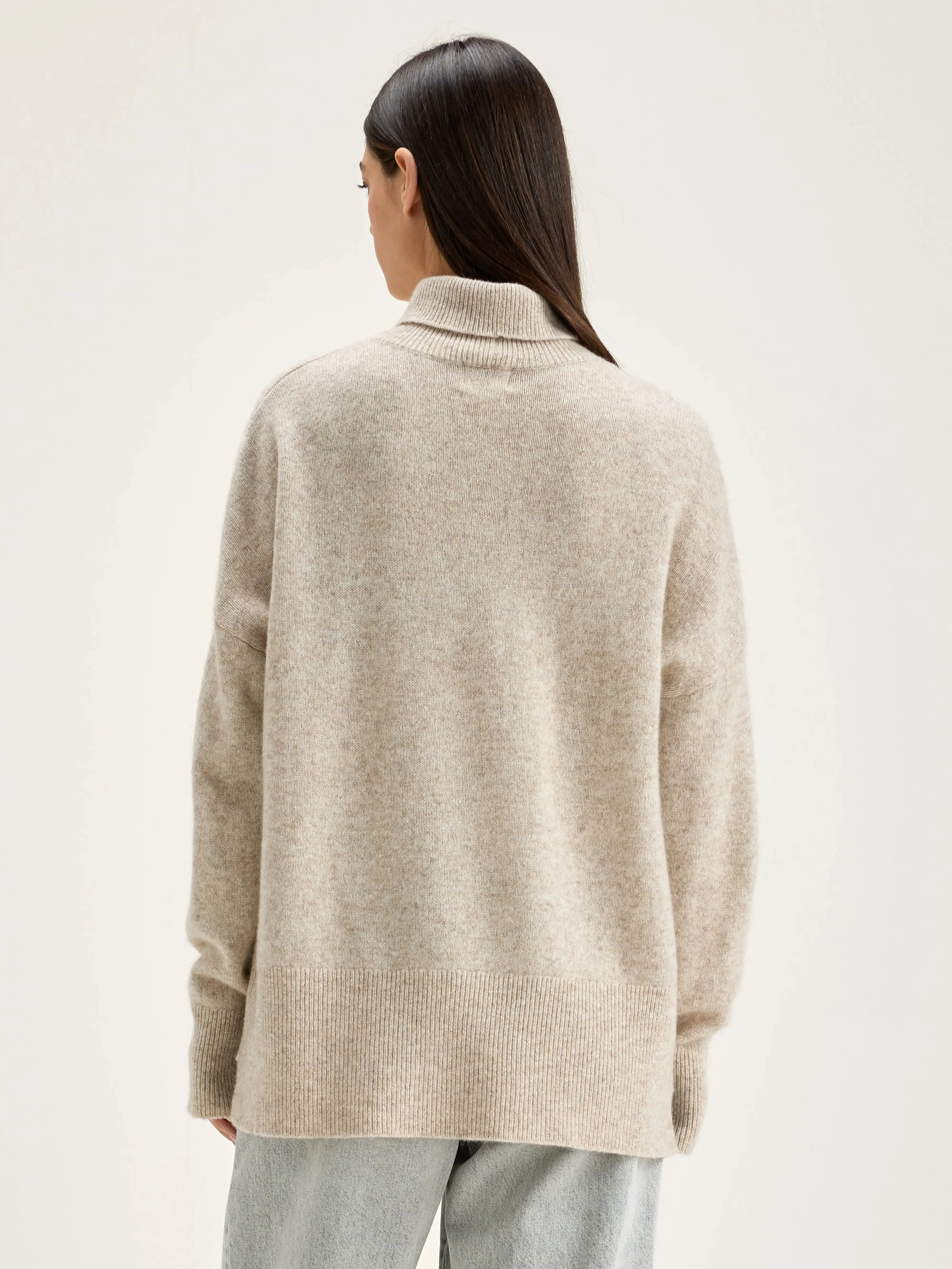 Ganzi turtleneck sweater (242 / W / OYSTER)