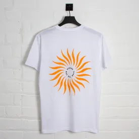 Higher Than The Sun Back Print - Tshirt - White