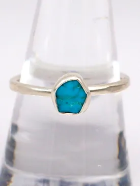 Hiouchi Sterling Silver Stone Stacker Ring | Turquoise