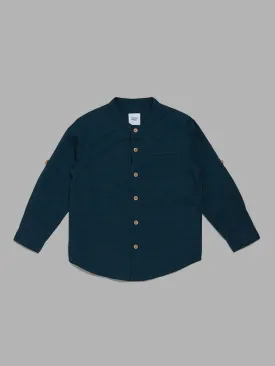 HOP Kids Navy Striped Shirt