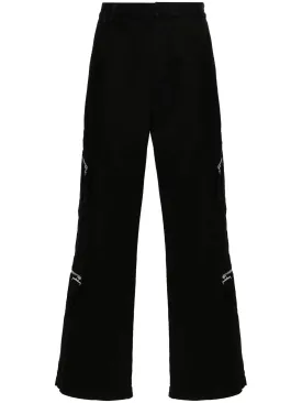 Le Cargo Marrone Straight-Leg Trousers