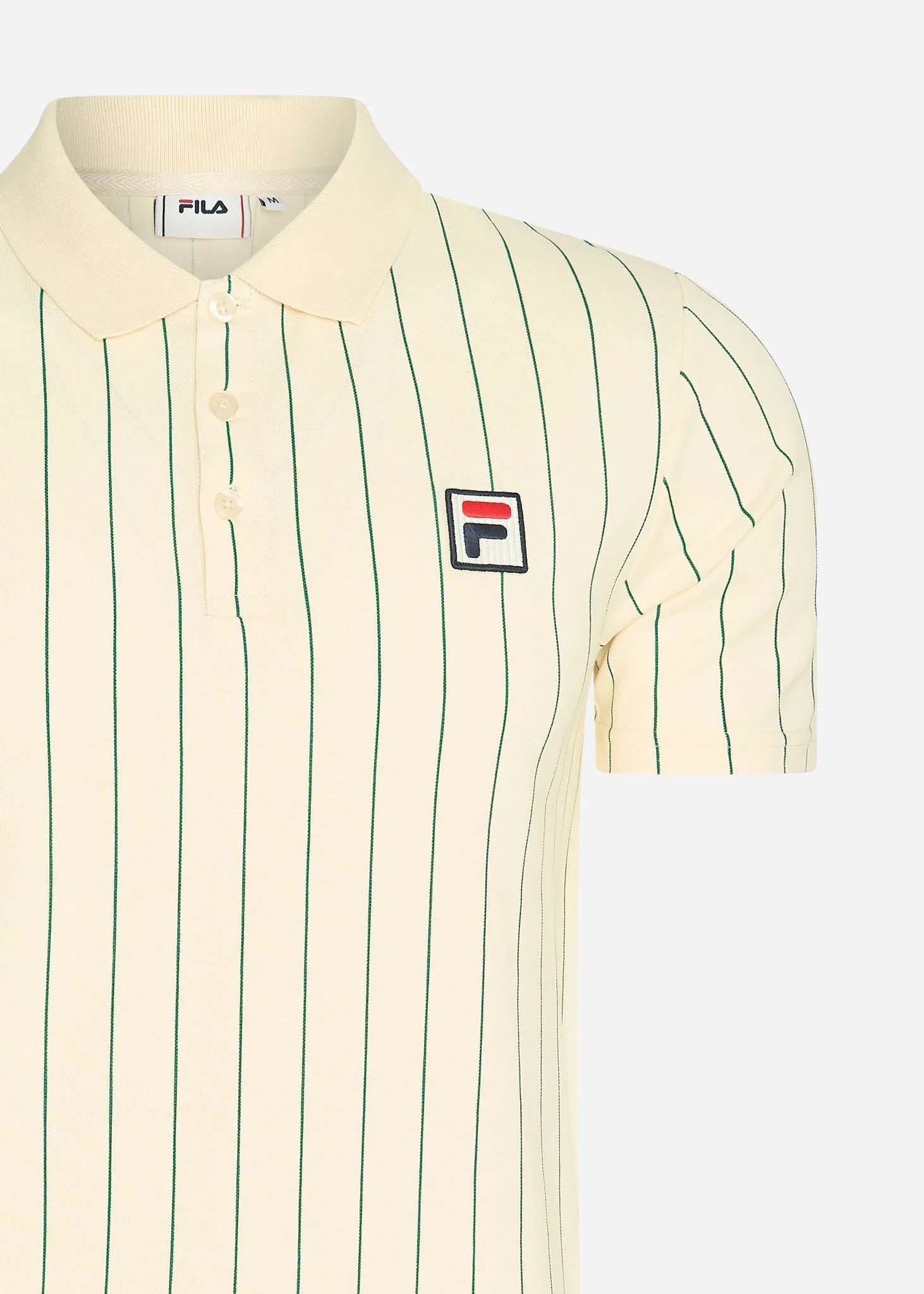 Luckenwalde polo shirt - antique white aventurine striped