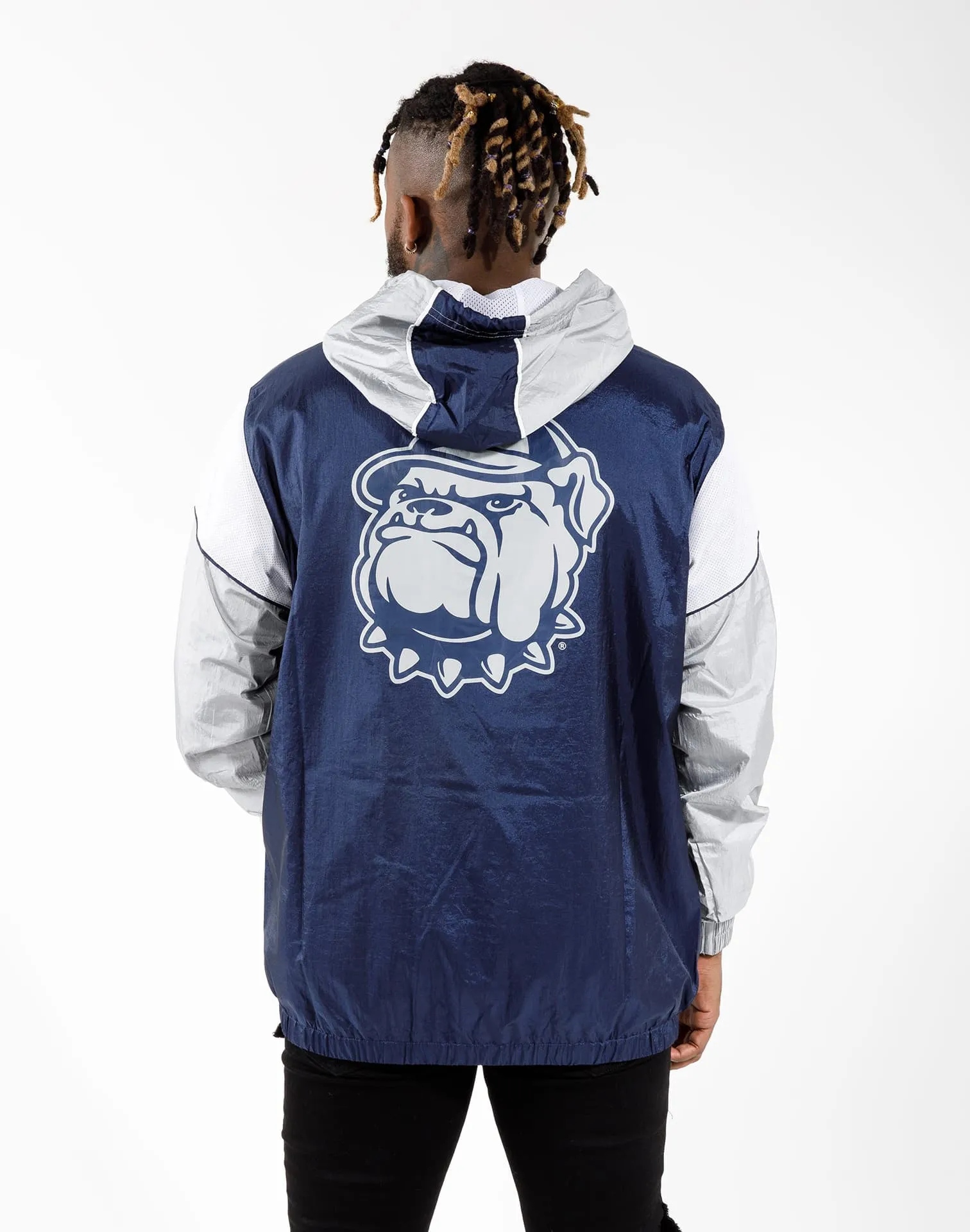 Mitchell & Ness GEORGETOWN UNIVERSITY HOYAS HIGHLIGHT WINDBREAKER