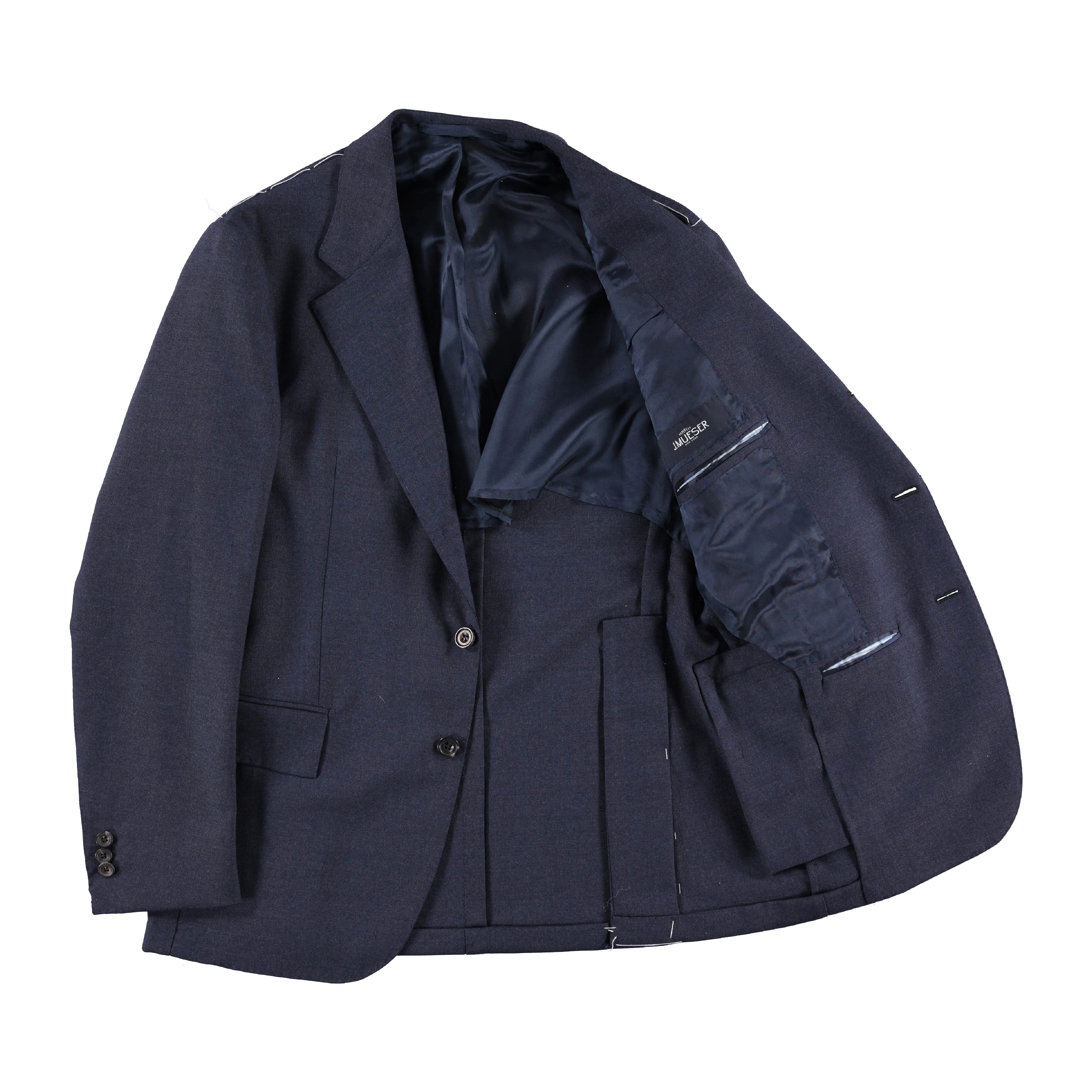 MTO Indigo Fresco Single Breasted Waverly Suit