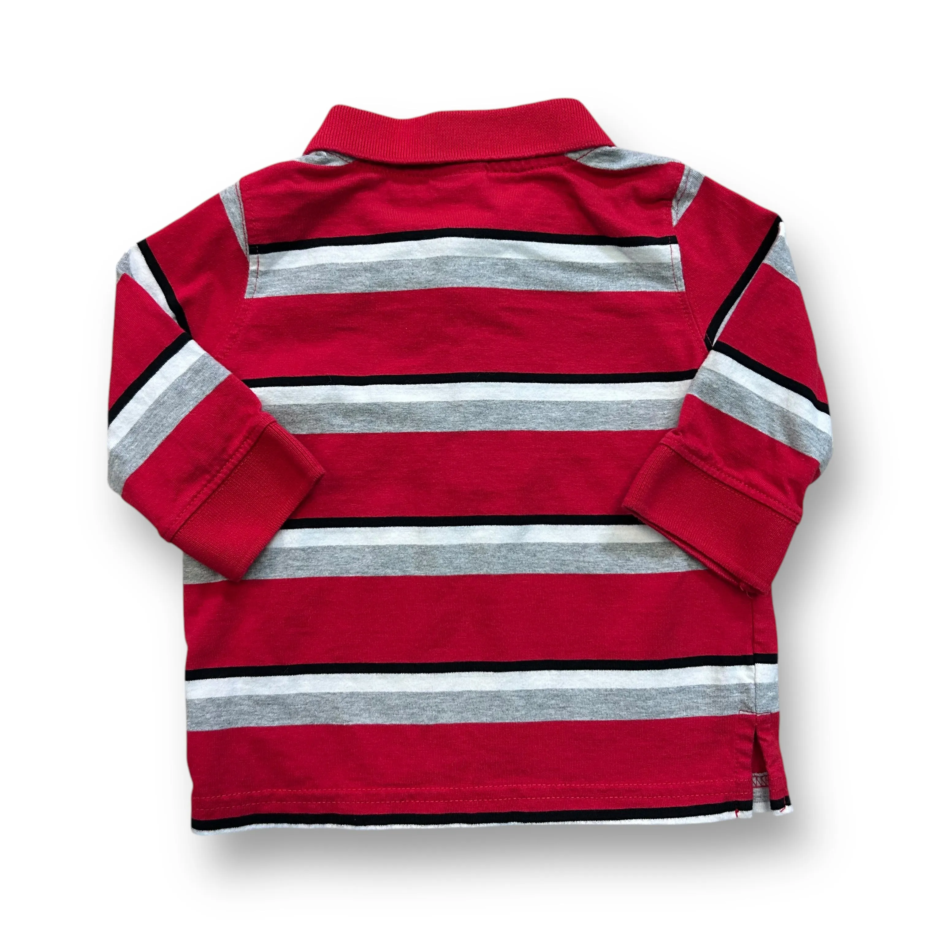 NEW! Boys Gymboree Size 6-12 Months Striped Long Sleeve Polo Shirt