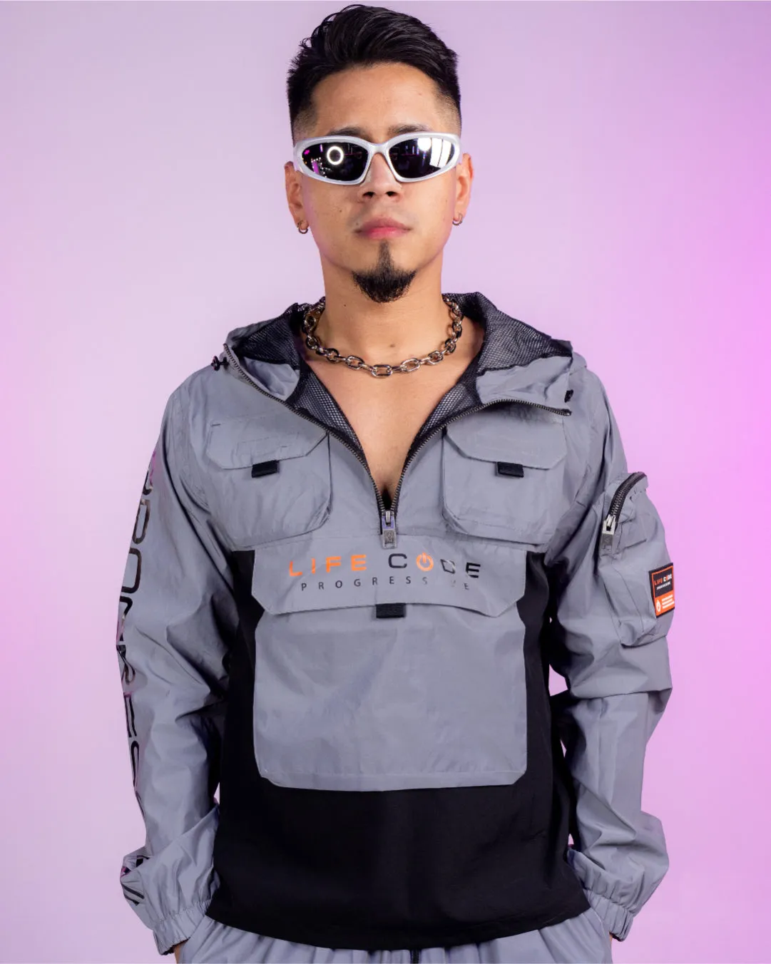 Night Light Reflective Windbreaker