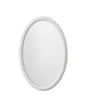 Ovation Oval Mirror - White