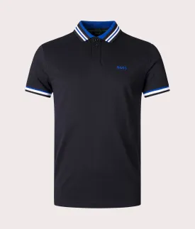 Paddy 2 Ribbed Striped Trims Polo Shirt