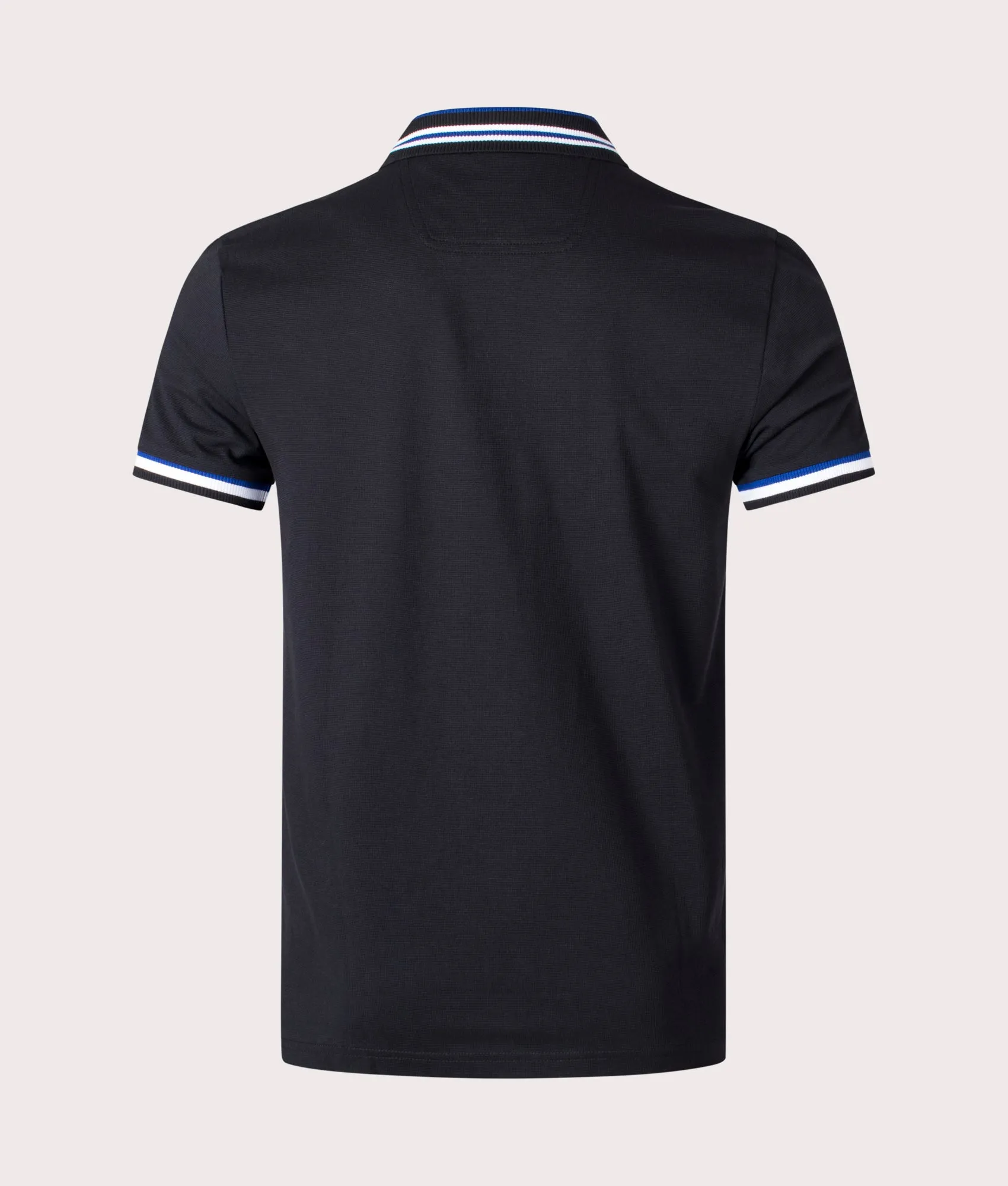 Paddy 2 Ribbed Striped Trims Polo Shirt