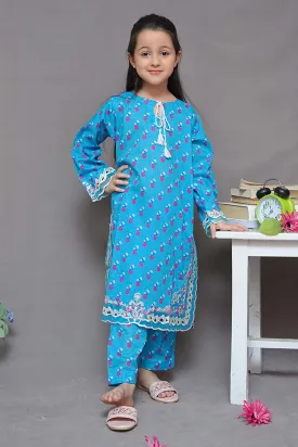 Shanzey Stitched 2 Piece Embroidered Cutwork Kids Collection'2024-SHK-1924