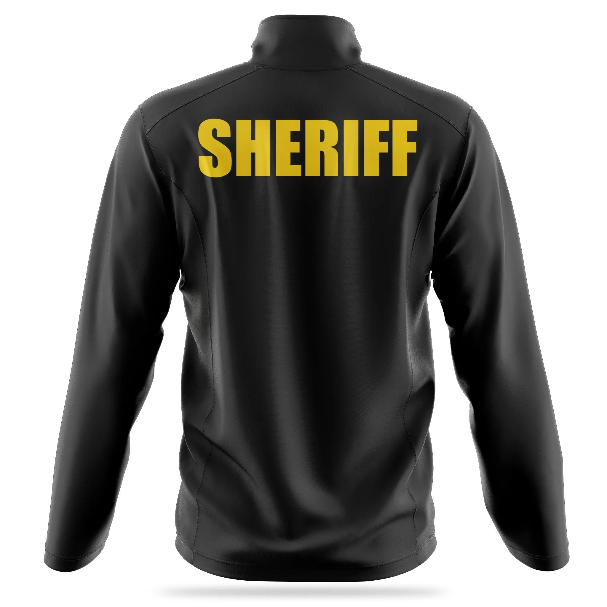 [SHERIFF] Soft Shell Jacket [BLK/GLD]