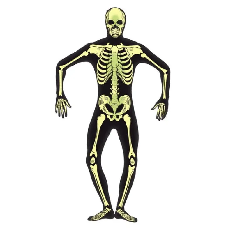 Skeleton 2nd Skin Glow in Dark - Adult