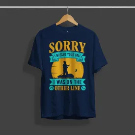 Sorry Graphic Printed T-Shirt