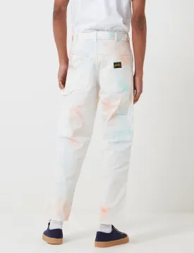 Stan Ray Painter Pant - Coral/Parrott Tye Dye