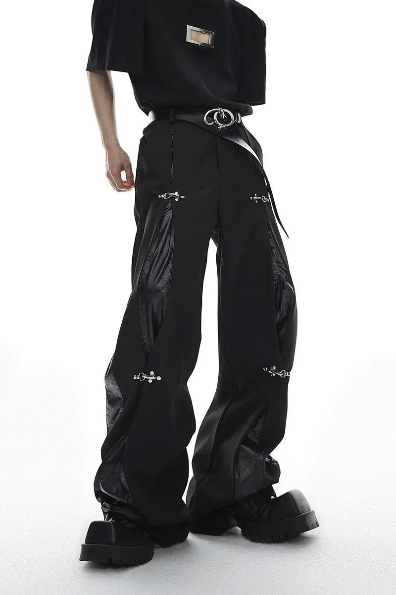 Straight Buckle Trousers