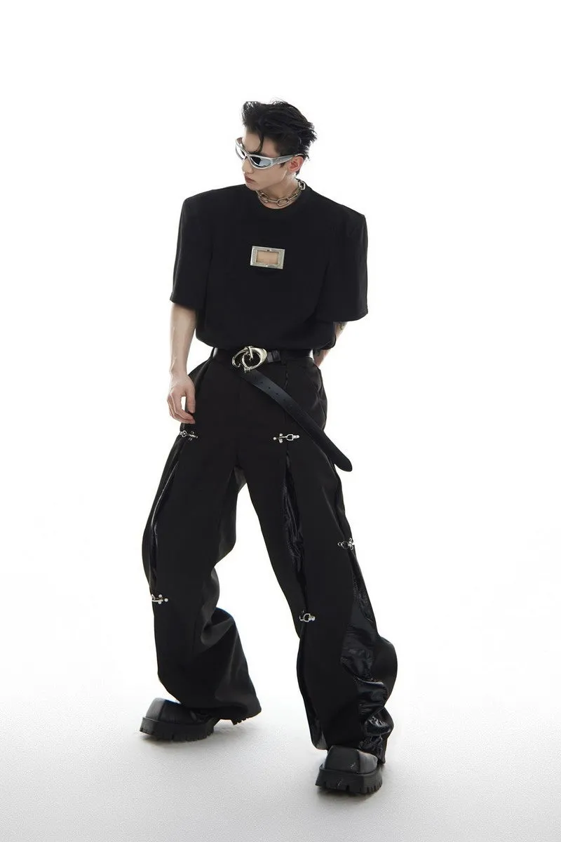 Straight Buckle Trousers