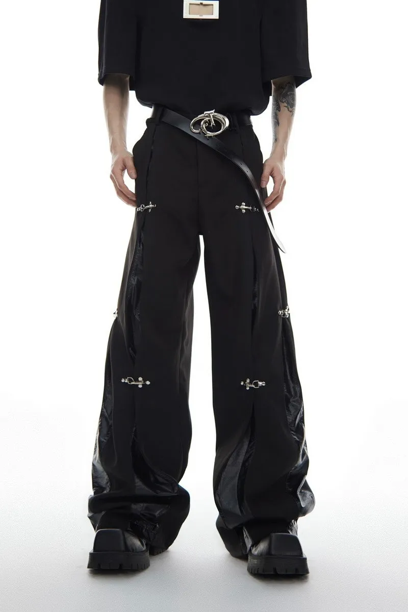 Straight Buckle Trousers